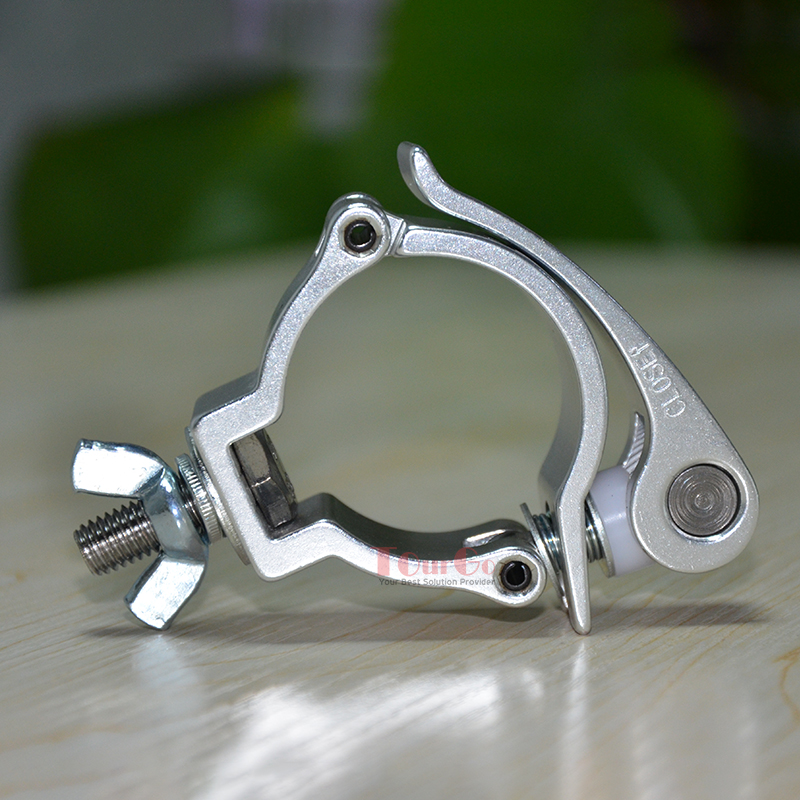 TUV Quick Release Hook Clamp 2″ 50mm 100kg 220lbs Stage Lighting Pipe Truss Tube Clamp
