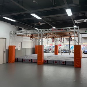 Factory Direct Sales Ninja Warrior Kids Playground Obstacle Course