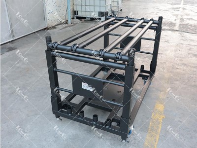 TourGo Foldable Aluminum Moving Head Lighting Dolly Cart – Ideal for Transporting and Storing Lighting Fixtures