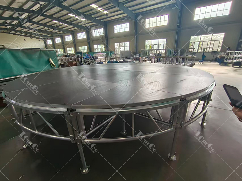 Aluminum Circular Stage