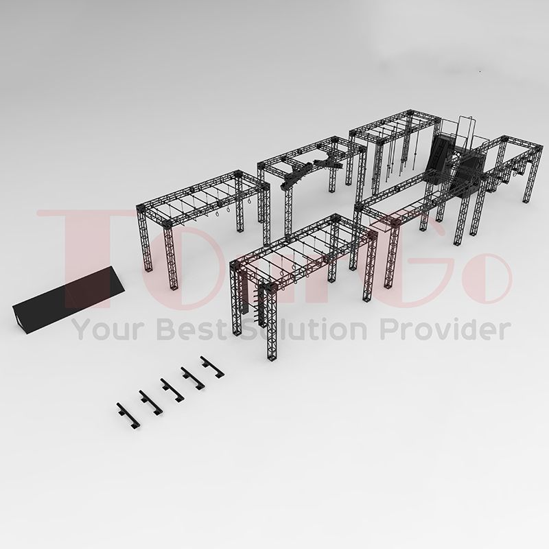 Outdoor Obstacle Course Equipment for American Ninja Warrior Training