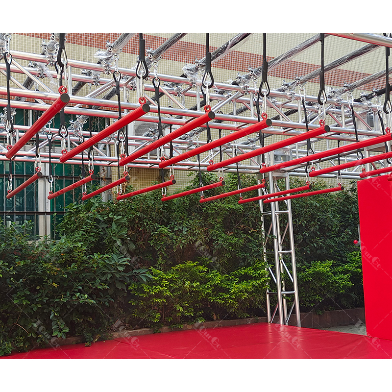 Outdoor Playground Ninja Warrior Obstacle Course Kids Adult Indoor Gym Ninja Warrior Training Equipment TRAPEZE BARS