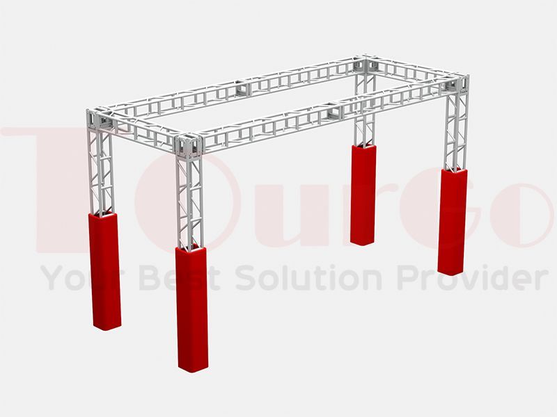 TourGo Ground Level Aluminum Ninja Warrior Truss Structure-1X1