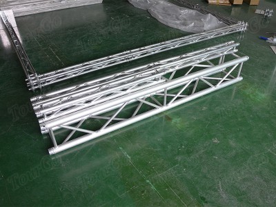 TourGo 100mm, 290mm Aluminum Square Spigot Mini Truss for Exhibtion Truss