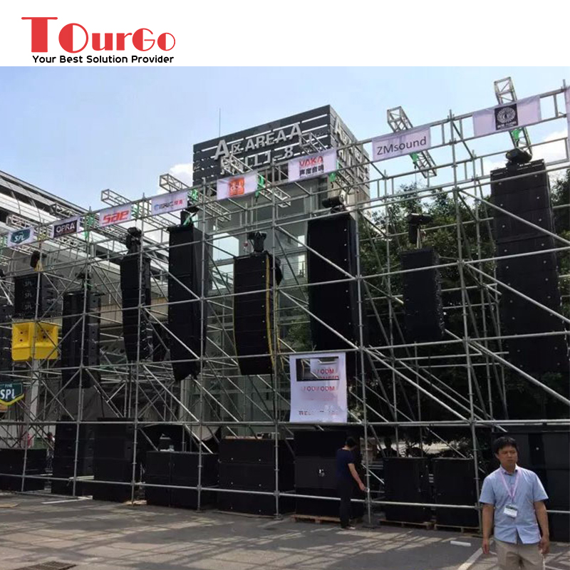 TourGo Outdoor Steel Scaffold Layer Truss For Hanging Speaker