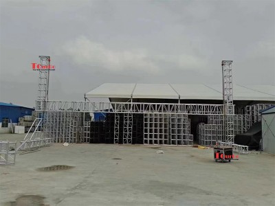 TourGo Aluminum Goal Post LED Screen Truss