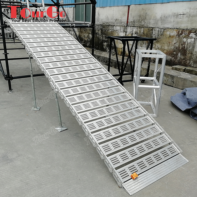 TourGo Aluminum Portable Mobile Stage Ramps for Sale and Rental