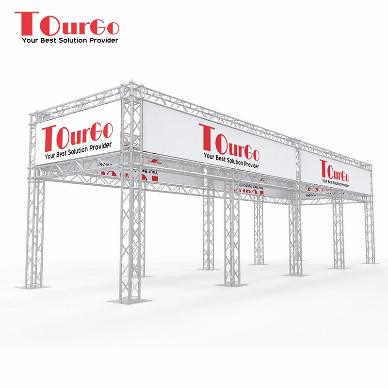 TourGo 10 x 20 Aluminum Exhibition Display Truss Trade Show Booth