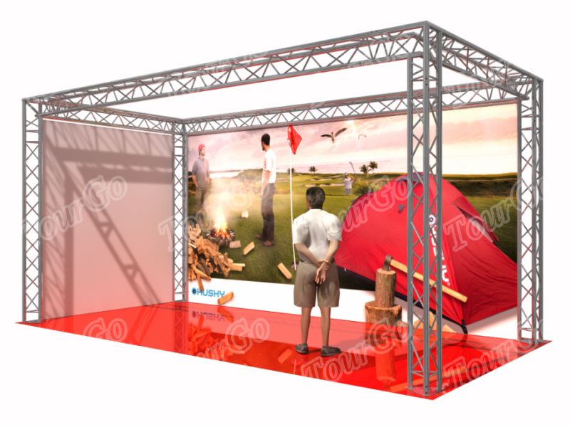 Tourgo Custom Exhibition Stand Display Truss / Exhibition Booth / Aluminum Truss Exhibition Stand