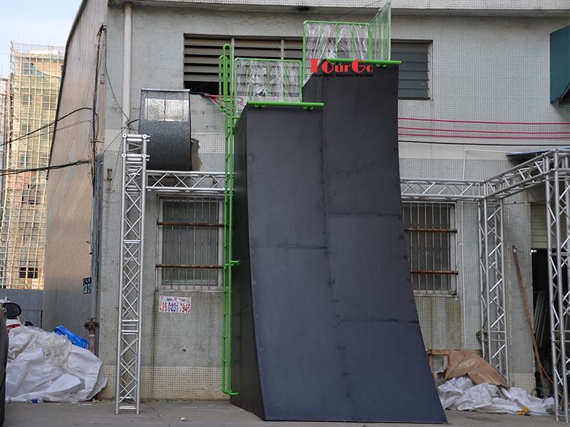 Indoor Ninja Warrior Obstacles Warped Wall 