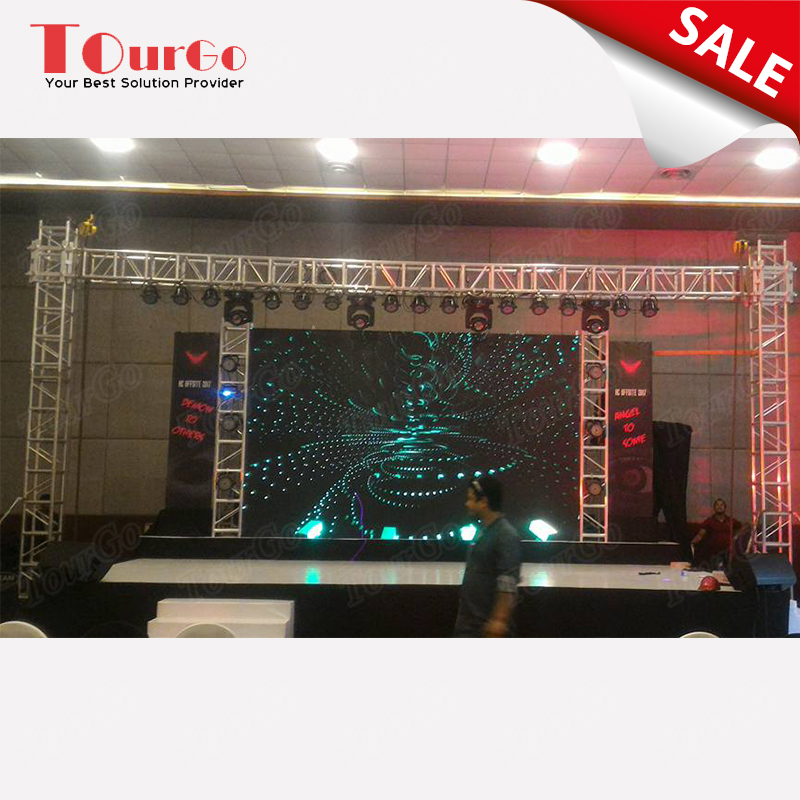 TourGo Backgroud Light and Speaker Hanging Truss for Concert