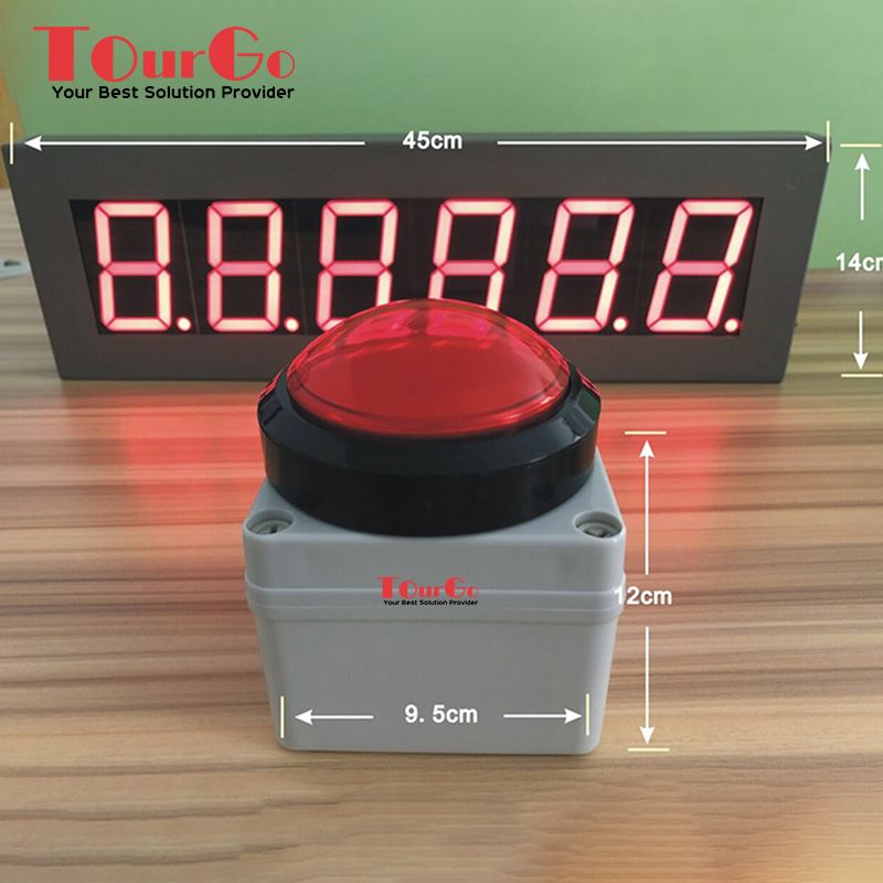 Programmable LED Interval Ninja Warrior Timer Crossfit for GYM Training