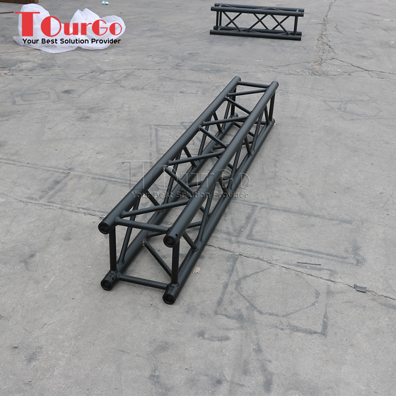 TourGo Black Silver 290mm Square Triangle Aluminum Stage Truss