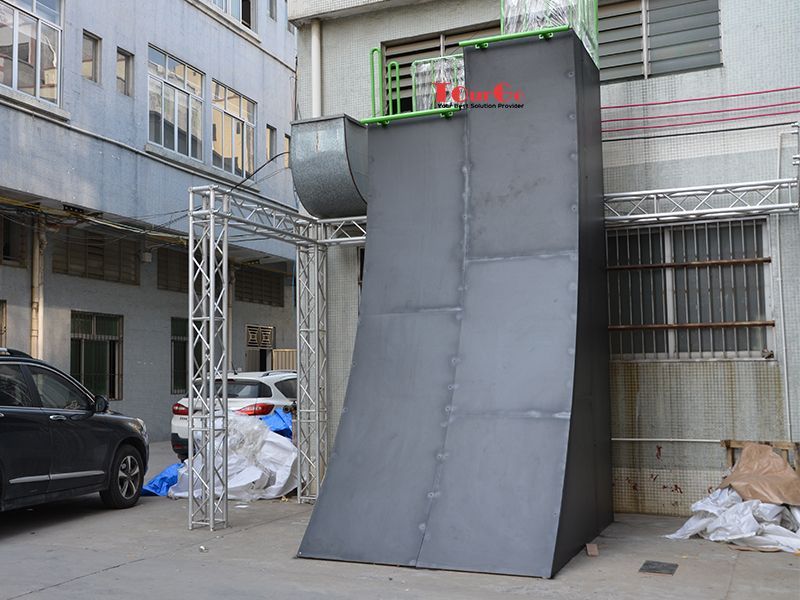 Indoor Ninja Warrior Obstacles Warped Wall 