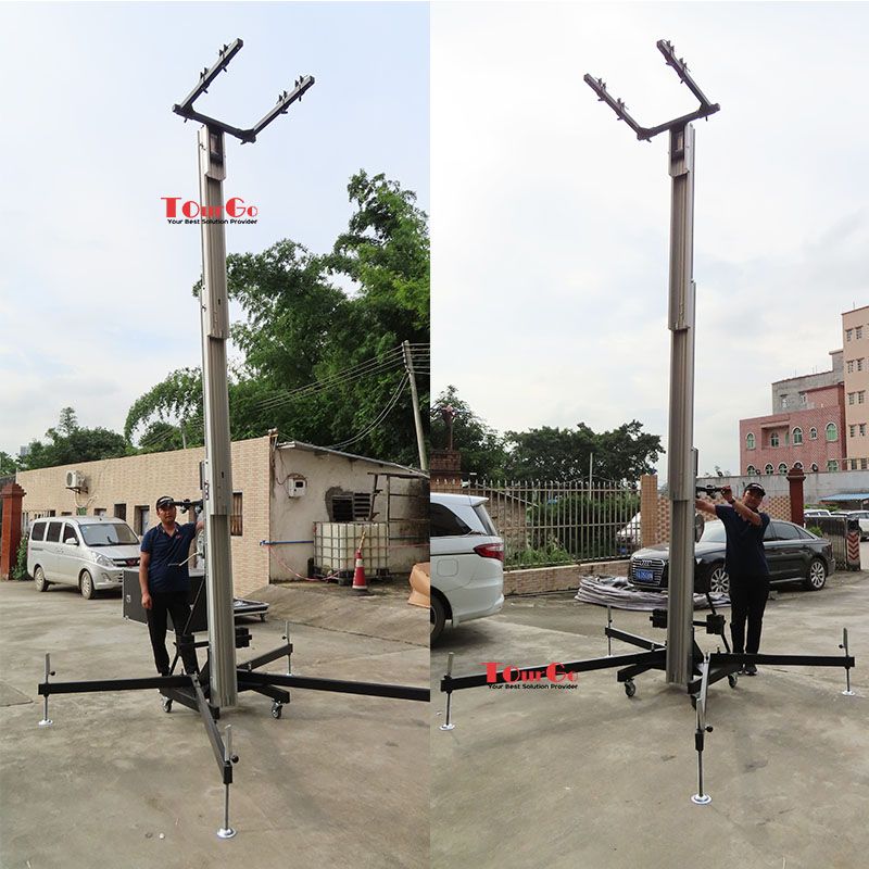 Factory Price Line Array Speaker Truss Stand Lift Tower For Performance