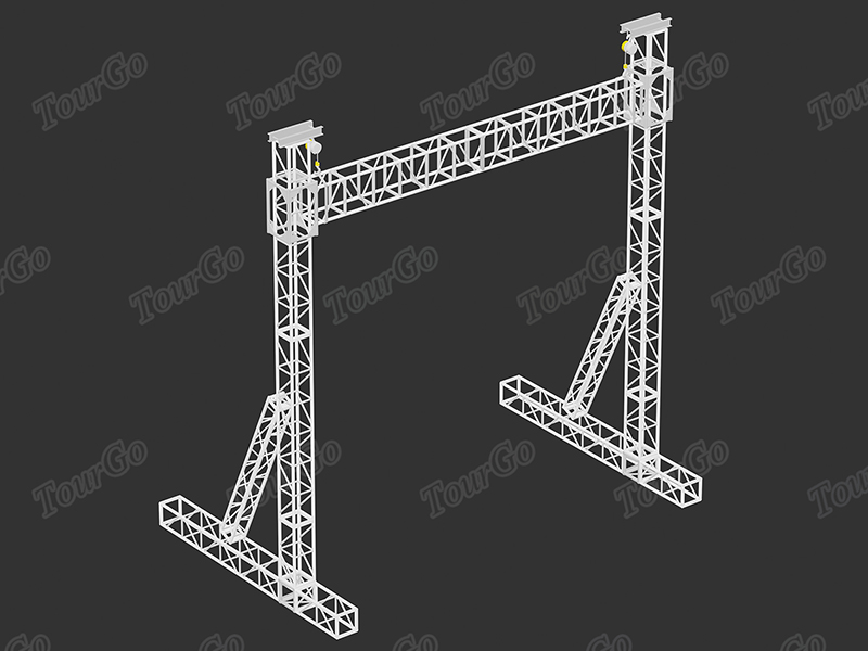 TourGo 6x7m Outdoor Event LED Truss Display, Truss For LED Screen