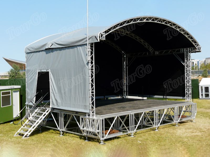 TourGo Aluminum Mini Curved Roof Truss System for Sale