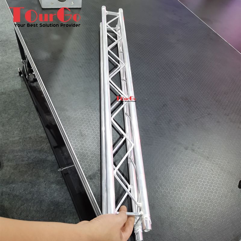 TourGo Aluminum Square Spigot 100mm Mini Truss