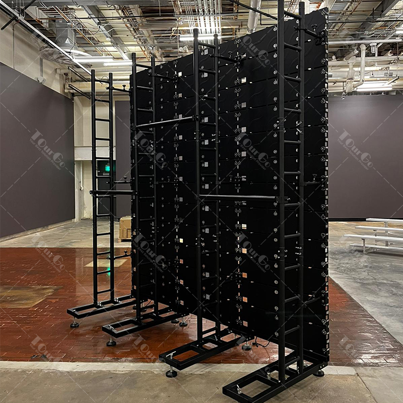 TourGo 3x3m Aluminum LED Video Wall Ground Support Truss Stack System