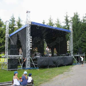 TourGo Event Stage Truss System, Aluminum Stage Truss, Small Stage Lighting Truss