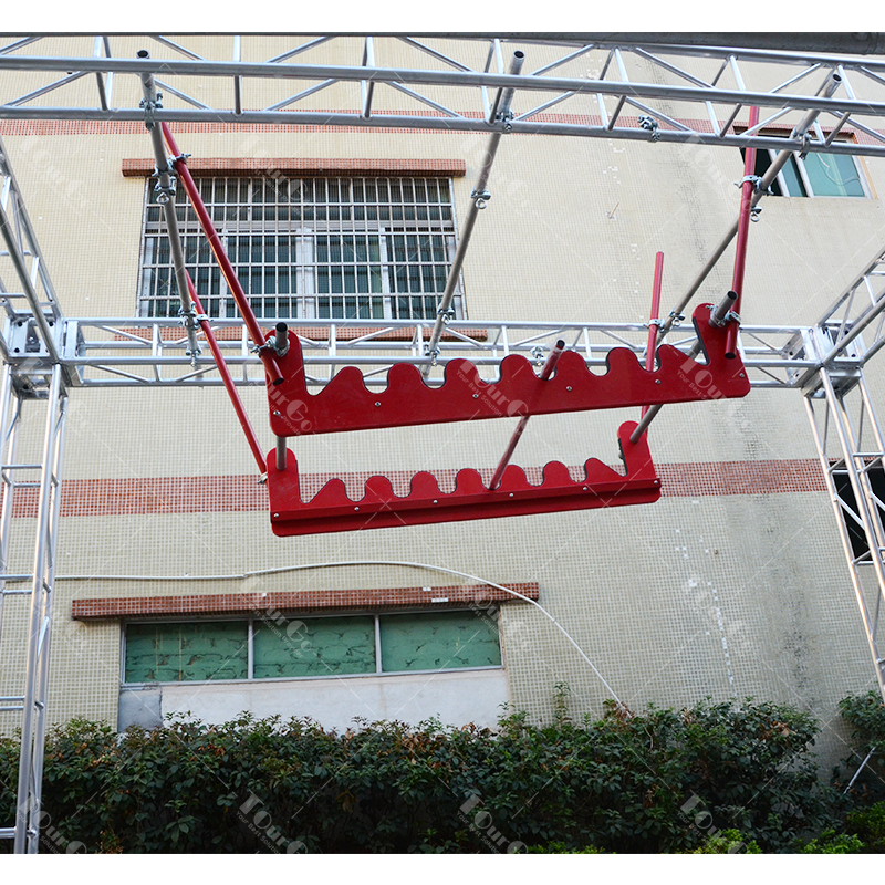 American Ninja Obstacles Equipment Bar Hooper Ninja Warrior Indoor Outdoor Race Obstacle Course