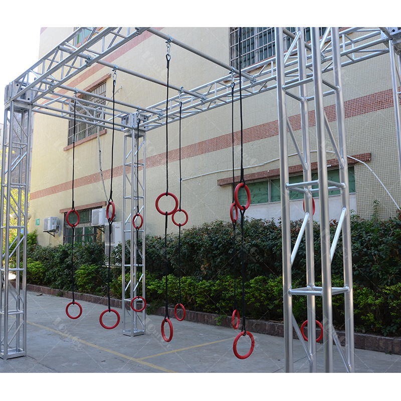 Sea of Multiple Rings Indoor Playground American Ninja Warrior Obstacle Course for Kids