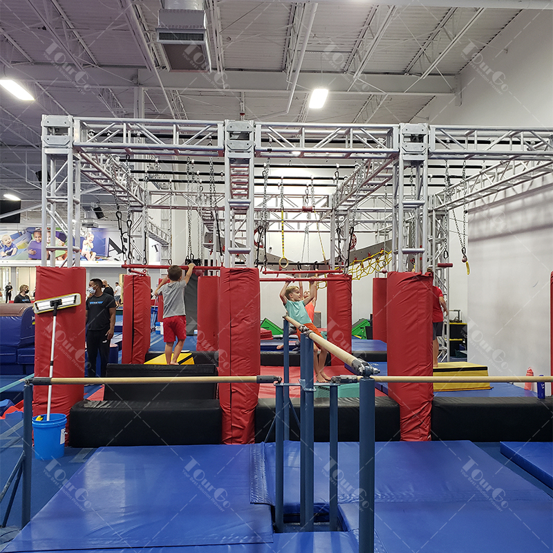 Top Quality Fitness Equipment Children Kids Ninja Warrior Course for Sale