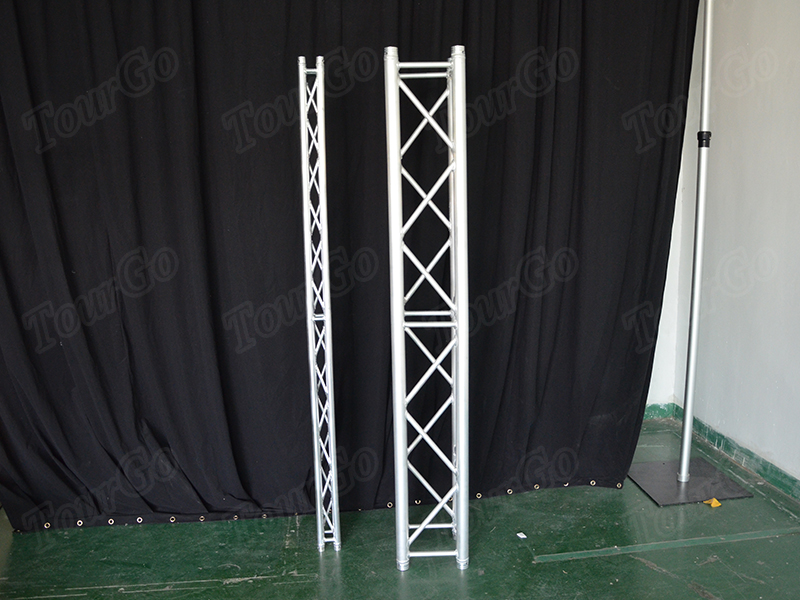 TourGo Aluminum 6082-T6 Spigot 10 cm Truss Mini Truss Compare With 29cm Stage Lighting Truss