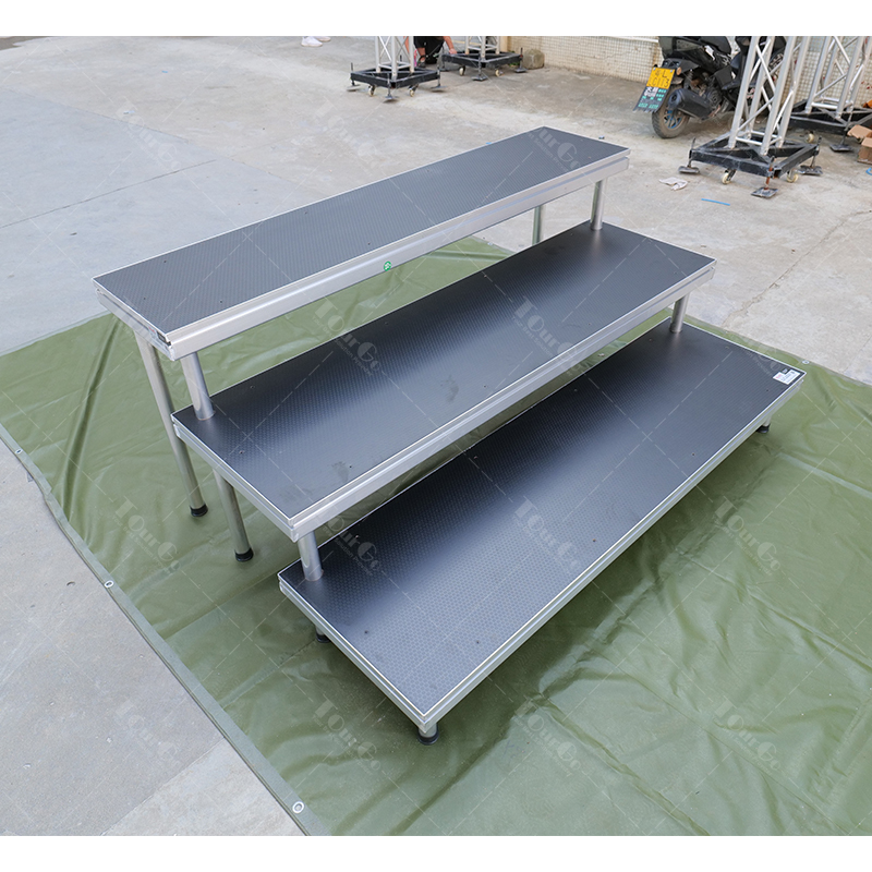 custom outdoor event aluminum portable concert choir stage platform