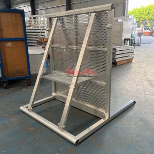 Folding Concert Aluminium Stage Event Barriers Mojo Safety Barricade Crowd Control Barrier