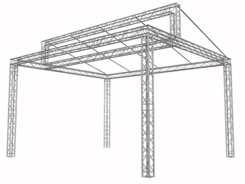 TourGo Used Aluminum Truss, Lighting Truss, Stage Roof Truss for Trade Show / Wedding