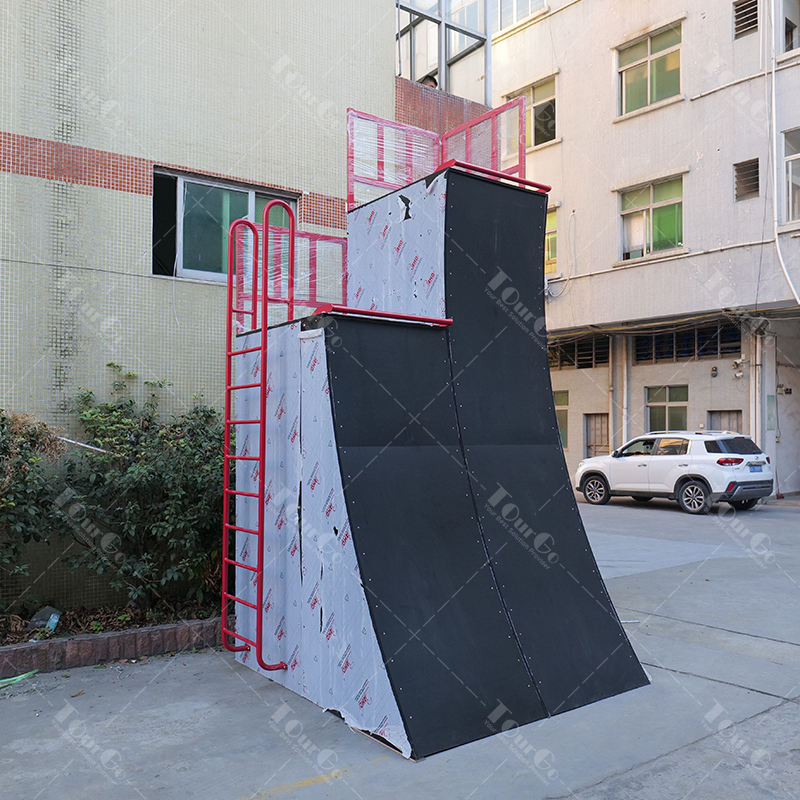 Ninja Warrior Obstacles Warped Wall for Kids
