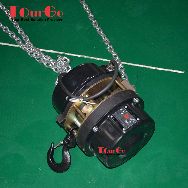 TourGo 220V 2T Lifting Crane Equipment Electric Stage Truss Motor Chain Hoist