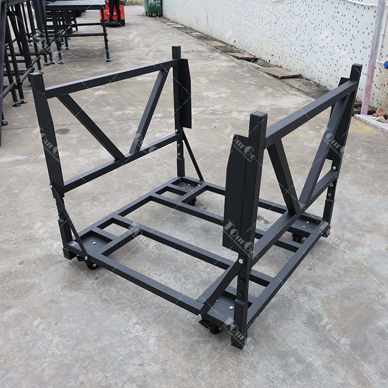 Mobile Portable Stage Trolley Outdoor Event Stage Platform Cart for Sale