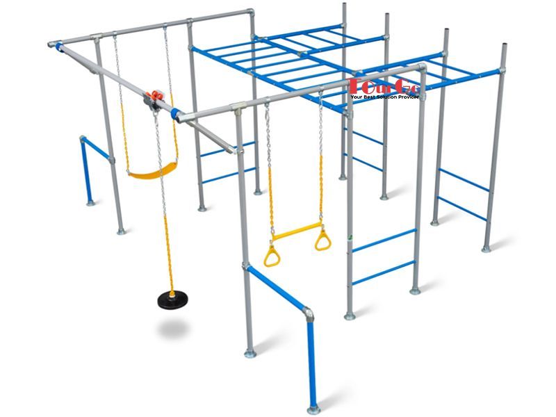 Outdoor Ninja Monkey Bar Obstacle Course