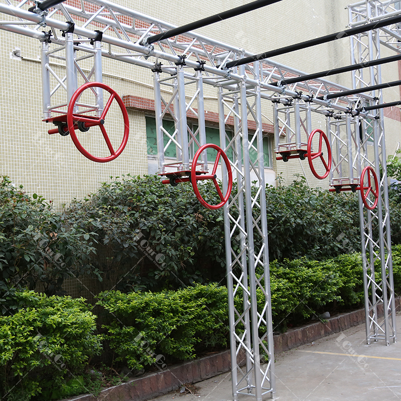 momentum spin training equipment gym fitness facility Spinning wheels ninja warrior elements obstacle course