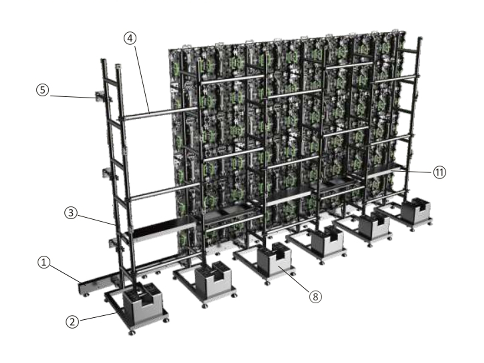 General LED Screen Ground Support