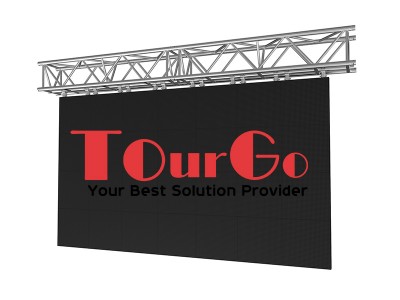 Silver Black 5 Chord Linear Aluminum Truss for Hanging LED Video Walls and Stage Lights