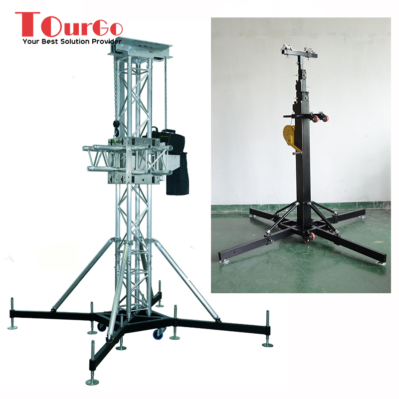 Tourgo High Quality Aluminum Truss Lift Tower for Sale