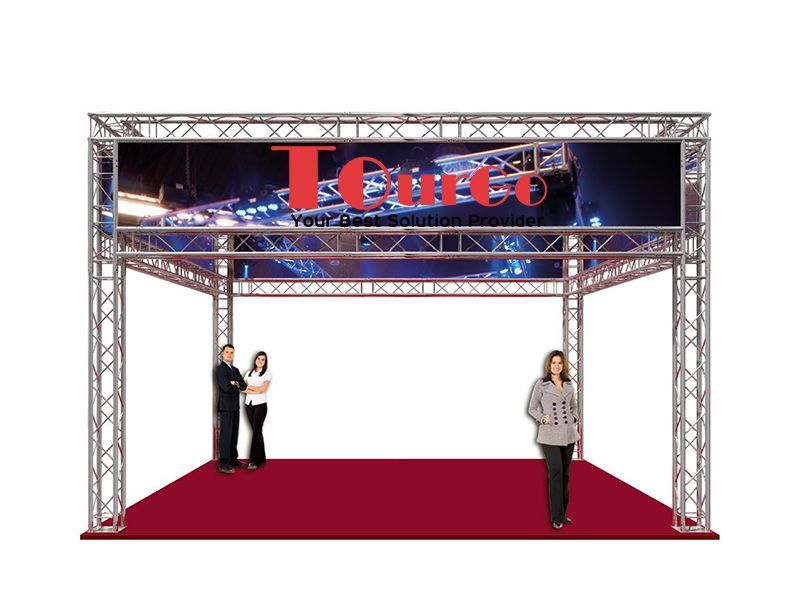 TourGo 20 x 20 Aluminum Trade Show Truss Exhibits Display Booths