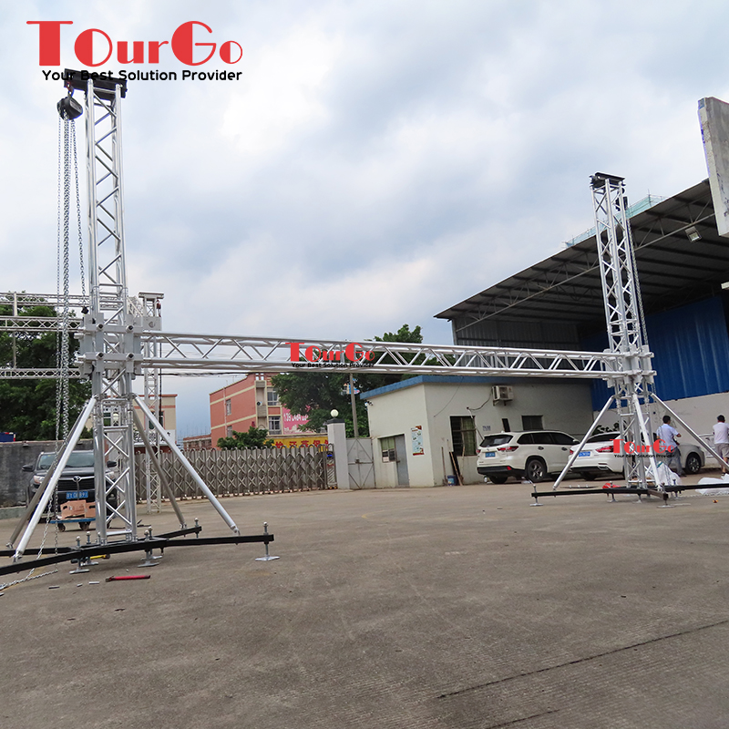 TourGo LED Screen Ground Support Aluminum Truss