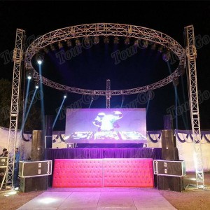 TourGo Used Aluminum Roof Truss / Concert Stage Truss / Wholesale Round Lighting Truss