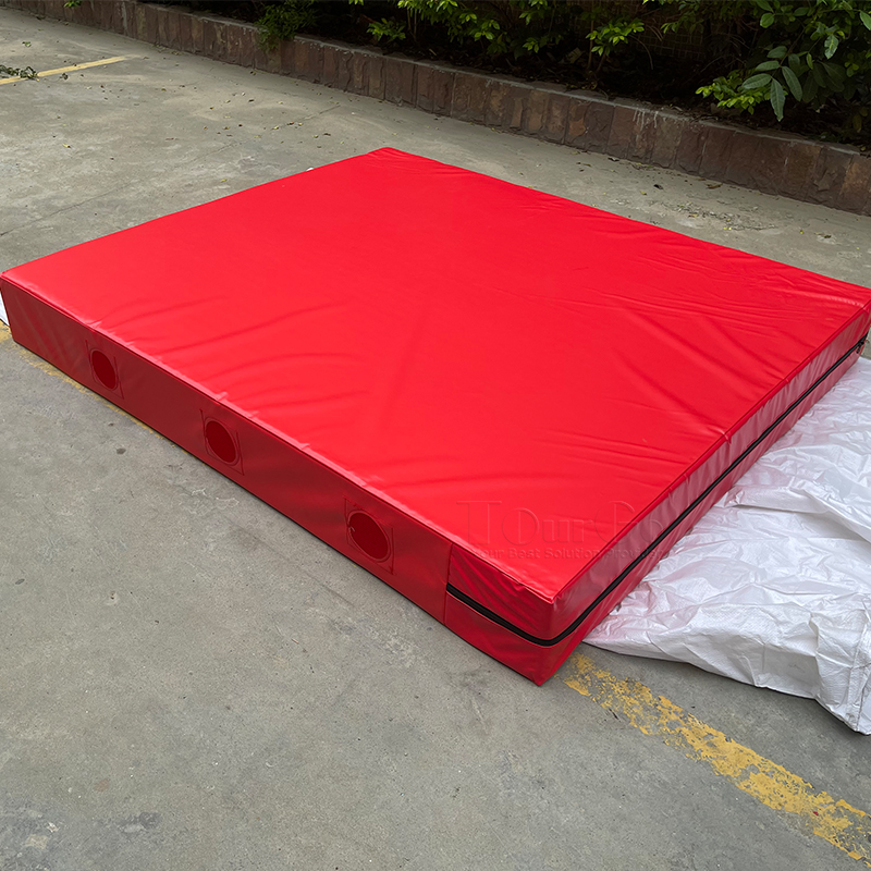 PVC+SPONGE gymnastic landing mats waterproof washable tumbling crash landing mat flooring mats for gym exercise