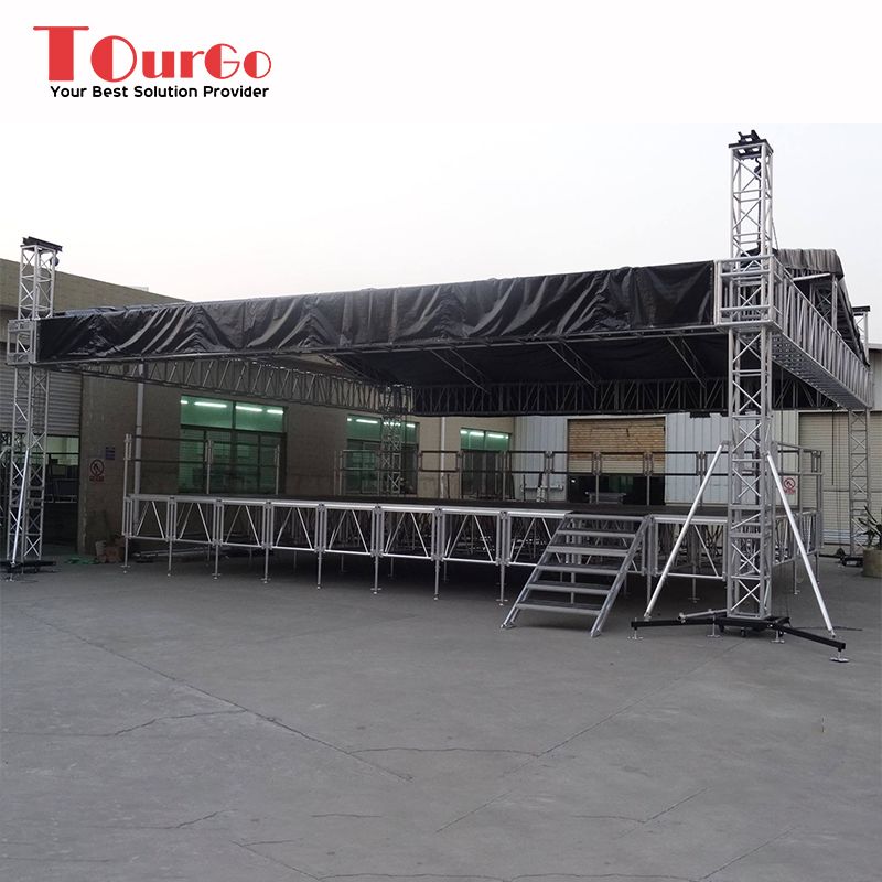 Tourgo DJ Concert Used Aluminum Stage Roof Truss System