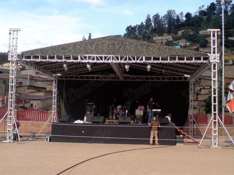 TourGo Aluminum Custom Outdoor Stage Truss Design