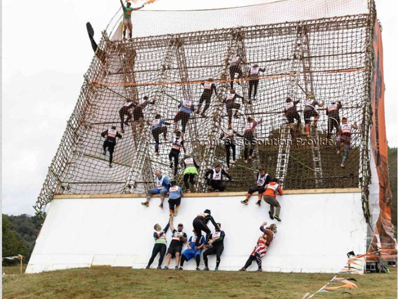 TourGo Outdoor Obstacles Course A Frame Cargo Net for Spartan Race