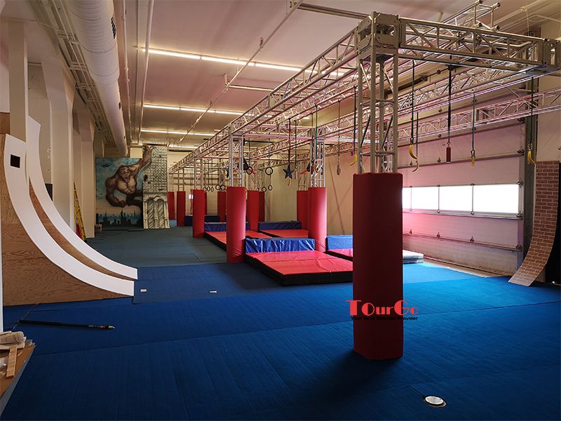 Kids Ninja Warrior Obstacle Course for Canada Client