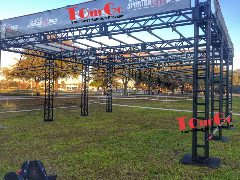 TourGo Aluminum Truss Structure Outdoor Obstacle Course Equipment for Spartan Race