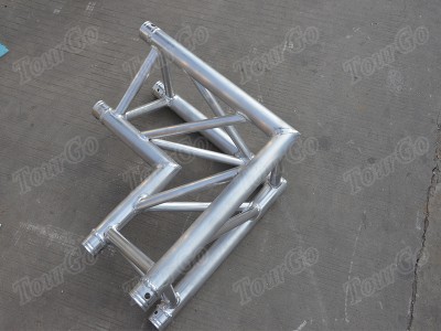 TourGo Aluminum Corner For 290*290mm Spigot Truss Corner with 2 Way Corner for sale