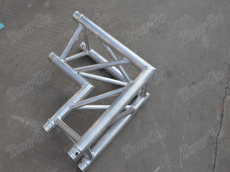 TourGo Aluminum Corner For 290*290mm Spigot Truss Corner with 2 Way Corner for sale